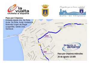 La Vuelta a España pasará por Chipiona el 26 de agosto próximo