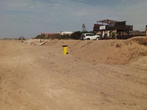 El grupo CANS denuncia la destrucción del sistema dunar delante del chiringuito Moustaky Nuevo Arroyo Hondo