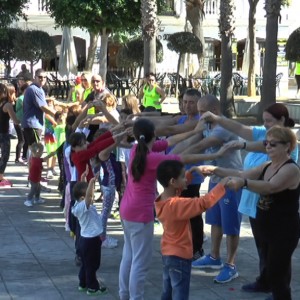 Un animado taller pone el broche final al programa de promoción del deporte en familia