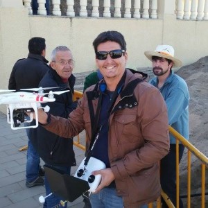 El arqueólogo Ernesto Toboso pone un dron a disposición de la actuación que se realiza junto al Santuario de Regla