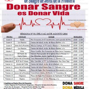 Convocatoria a dos nuevas colectas de sangre en Chipiona el jueves 11 y el viernes 12