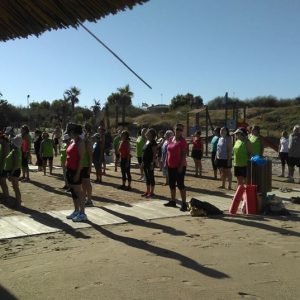 La Asociación de vecinos playa laguna culmina este viernes sus cinco semanas de deporte en la playa