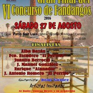 Seis cantaores en la final de este sábado del Concurso de fandangos de la Peña José Mercé