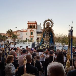 Procesión de Nuestra Señora de Regla del Pinar hasta el Santuario con motivo del Año Jubilar de la Misericordia