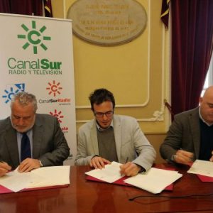 Canal Sur Radio y Televisión, Onda Cádiz y el Patronato del COAC firman un convenio que garantiza la estabilidad de las retransmisiones del Carnaval