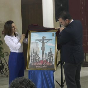 Presentados el pregonero y el cartel oficial de la Semana Santa de Chipiona de 2017