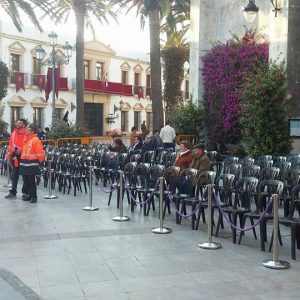 Las personas con movilidad reducida volverán a contar con una espacio en la salida de las procesiones de Semana Santa