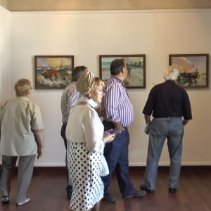 El pintor cabecense Antonio Infantes expone su muestra Posada en el Castillo de Chipiona hasta el 29 de abril