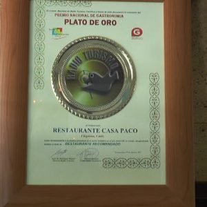 El Restaurante Paco de Chipiona galardonado con el premio nacional Plato de oro de Radio Turismo