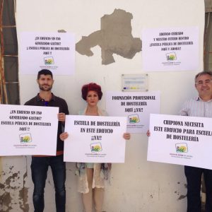 Izquierda Unida de Chipiona plantea diversas acciones institucionales solicitando la puesta en marcha la escuela de hostelería.