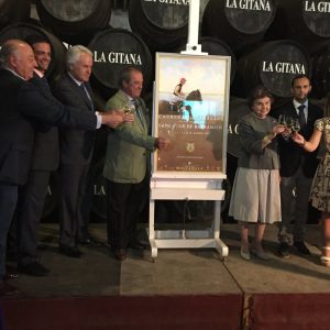 Irene García asiste a la presentación del cartel de las Carreras de Caballos de Sanlúcar