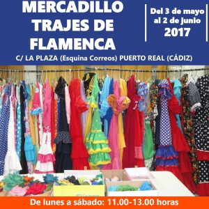 Madre Coraje Puerto Real abre el mercadillo de trajes de flamenca de segunda mano hasta el 2 de junio