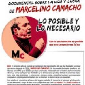CCOO ha editado un nuevo número de Gaceta Sindical en el que se informa del documental que, sobre la vida y lucha de MARCELINO CAMACHO, está realizando la Cooperativa de CINE LO POSIBLE Y LO NECESARIO.