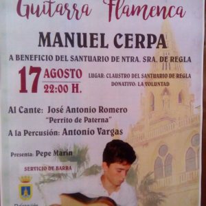 El joven guitarrista Manuel Cerpa ofrece mañana un concierto que recauda fondos para reparar el presbiterio del Santuario de Regla