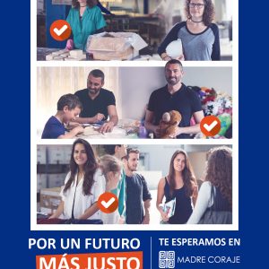 La campaña ‘No hay excusas’ de Madre Coraje anima a la ciudadanía a hacer voluntariado