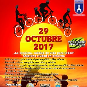 Chipiona celebrará el Día de la Bicicleta el domingo 29 de octubre