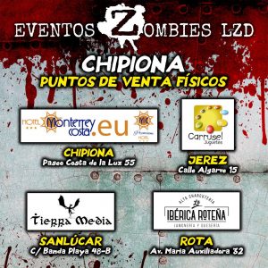 Eventos Zombies LZD trae a Chipiona una actividad de ocio alternativo con una invasión de muertos vivientes