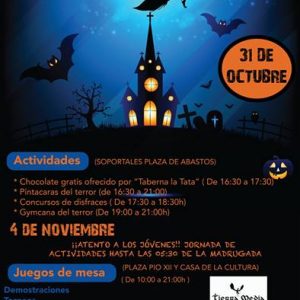 Acitur oferta un amplio programa de actividades centrado en Tosantos y Hallowen