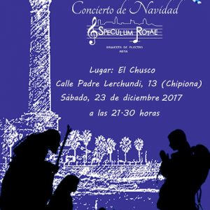 El Chusco ofrece el sábado 23 de diciembre un concierto de Navidad con la orquesta de plectro Speculum Rotae