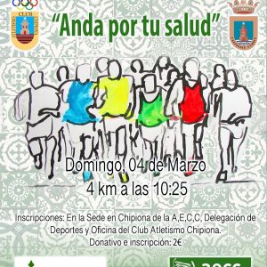 La marcha solidaria por la salud a favor de la asociación contra el cáncer volverá a coincidir con la Carrera popular Día de Andalucía