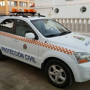 Adaptado un vehículo de Protección Civil de Chipiona a la nueva imagen corporativa establecida por la Junta de Andalucía
