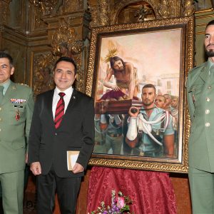 EL PINTOR ANTONIO MONTIEL HOMENAJEA A LA LEGIÓN EN EL CARTEL DE LA SEMANA SANTA DE ANTEQUERA 2018.