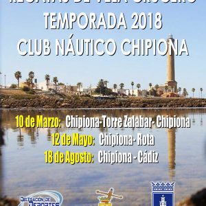 El Club Náutico Chipiona hace pública su agenda de actividades para 2018