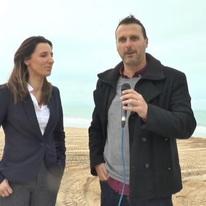 El Ayuntamiento de Chipiona acondiciona las playas afectadas por el temporal de cara a Semana Santa