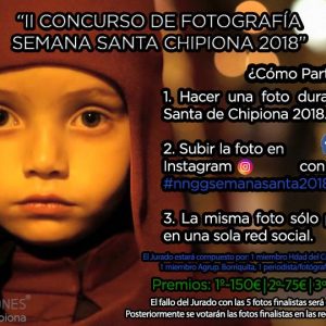 Nuevas Generaciones de Chipiona vuelve a lanzar su  concurso fotográfico que promociona la Semana Santa local