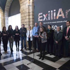 Irene García inaugura la muestra del Día de la Provincia con un homenaje a Alberti y a los artistas que lucharon por la libertad durante la dictadura