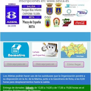300 inscritos para disputar este domingo la Media Maratón Costa de la Luz