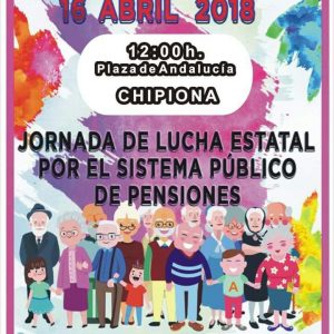 IU  apoya la concentración local de pensionistas y jubilados de hoy en defensa del sistema público de pensiones