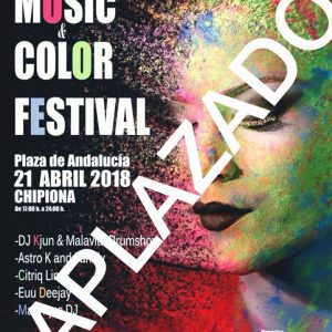 El festival Music & Color Sessión aplazado por la lluvia se celebrará el 19 de mayo