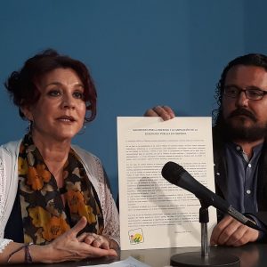 IU inicia una campaña en defensa de la mejora de los centros educativos y ampliación de la educación pública con más ciclos formativos en Chipiona