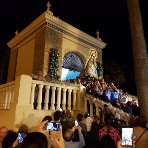 Nuestra Señora de Regla del Pinar se encuentra desde ayer en el Humilladero donde hoy se celebrará la ofrenda floral