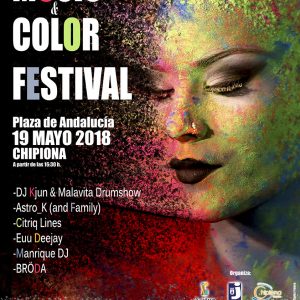 Mañana sábado 19 de mayo se celebra el festival Music & Color Sessión en la Plaza de Andalucía