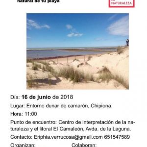 Llamamiento a participar mañana sábado en el proyecto Libera para la limpieza del entorno dunar de Camarón