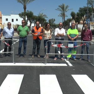 Abierto al tráfico el tramo de la avenida de Rota donde se han realizado las obras de mejora de la infraestructura hidráulica