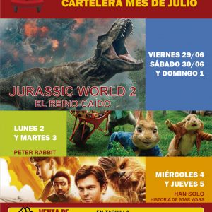 Las noches chipioneras se vuelven a llenar de la magia del cine de verano desde hoy viernes en el Colegio Virgen de Regla