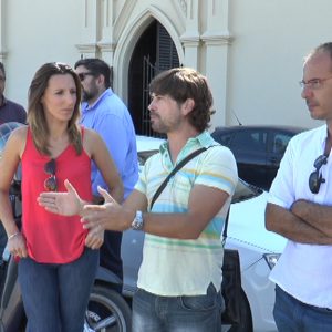 Una reunión sobre el terreno prepara el inicio de los trabajos de la primera fase del Centro Cultural Arqueológico El Humilladero