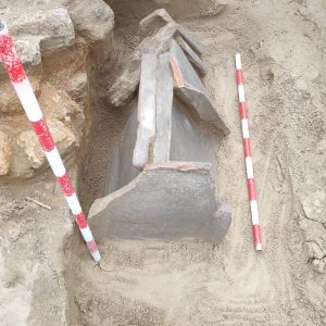 La aparición de una serie de tumbas confirman la existencia de una necrópolis cristiana en la excavación arqueológica del Humilladero.