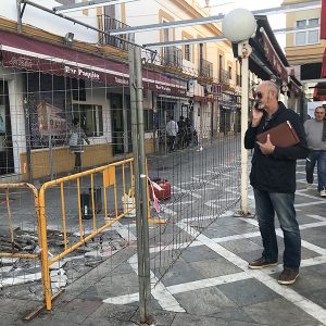 Comienzan las obras del primer tramo de la reurbanización de la calle  Isaac Peral