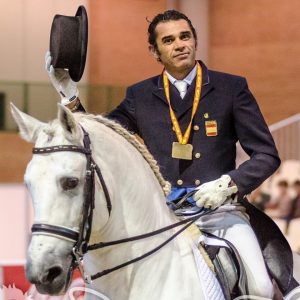 Ignacio López Porras medalla de bronce en una Copa del Rey de Doma Clásica que también cerró una exhibición de riendas largas
