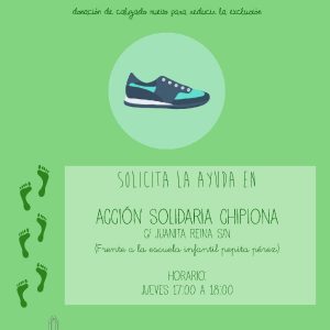 Acción Solidaria convoca la campaña «Al cole con zapatos nuevos»