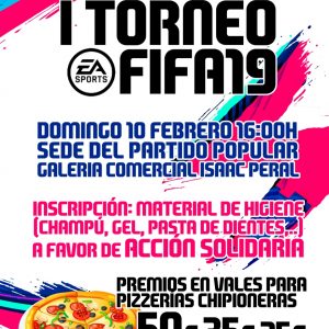 Nuevas Generaciones del PP de Chipiona organiza un torneo Fifa 19 de carácter benéfico