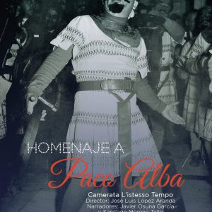 Concierto para homenajear a Paco Alba se celebrará en el Teatro Falla el viernes 11 de enero a las 20.00 horas