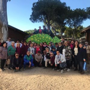 Medio centenar de mayores de Chipiona asistieron ayer a un encuentro provincial en El Puerto de Santa María