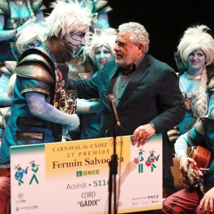 La ONCE entrega los Premios Fermín Salvochea a las letras más solidarias del Carnaval de Cádiz