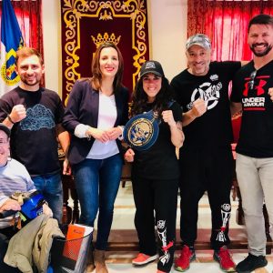 El Ayuntamiento de Chipiona tributa un reconocimiento a Katy Díaz Pantoja por su campeonato de Europa