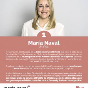 María Naval da a conocer la candidatura del PSOE para las elecciones municipales